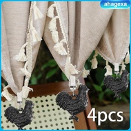 [Ahagexa] 4x Tablecloth Weights Clips on Iron Tablecloth Weights for Home Outdoor