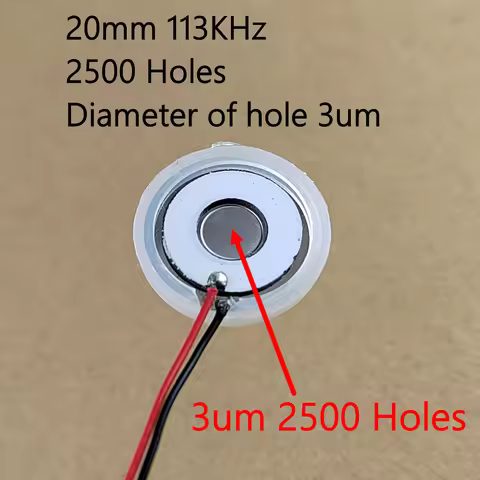 20mm 113KHz Different holes different diameters atomization micro hole humidifier pars