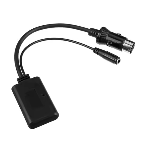 8Pin Car AUX Bluetooth 5.0 HIFI Audio Cable Adaptor Microphone For Alpine KCM-123B M-BUS