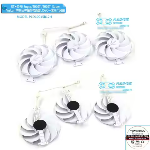 The Cooling Fan for COLORFUL RTX4070S RTX4070Ti RTX4080S RTX4090 Vulcan W Video Graphics Card PLD100