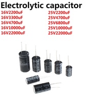 10pcs capacitor 16v 2200uf 16v 3300uf 16v 4700uf 16v 10000uf 25v 2200uf 25v 4700uf 25v 6800uf 25v100