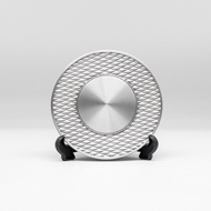 KL Pewter [938] Rhombus Design (5" inches) | Decorative Plate