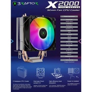 RGB Power Up X2000 Processor Fan Intel & Amd LGA 1700 CPU Cooler Fan/