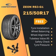 NEW TYRE 215/50R17 ZEON RS3-G1 XL COOPERTIRES (WITH INSTALLATION)