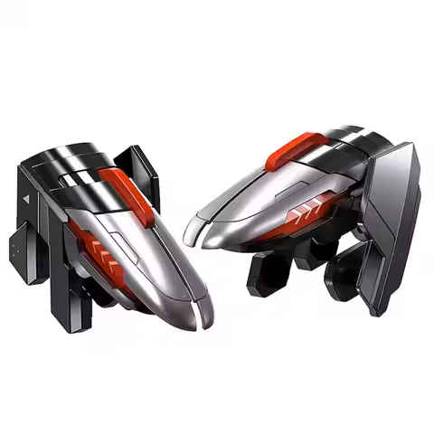 AK06 6 Fingers Mobile Phone Gaming Accessories for PUBG Aim Shooting Gamepad Trigger L1R1 Button for