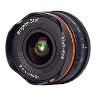 Brightin Star 10mm F5.6 Fisheye Manual Focus Prime Lens for Panasonic LUMIX,Olympus Micro 4/3 Mirror