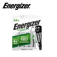 4PCS GENUINE Energizer Power Plus AA Recharge Battery 1.2V 2000mAh - NH15PPBP4