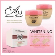 ◐ ◪ Andrea Secret AN023 Sheep Placenta Whitening Foundation Cream Available in Natural &amp; Ivory Whit