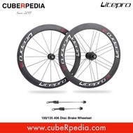 LitePro AERO Loud Hub WheelSet - 100/135 406 disc brake