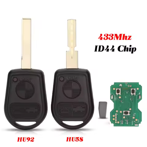 jingyuqin For BMW Z3 E31 E32 E34 E36 E38 E39 E46 Z3i Smart Remote Car Key 433Mhz PCF7935 Chip Fob 3 