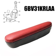 Red Front Seat Armrest Left Inboard For FIAT 500 2016-2019 6BV31KRLAA Replacement Installation Car I