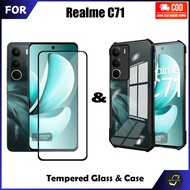 Realme C71 2-in-1 Case Softcase Fusion + Anti-Scratch Full Cover