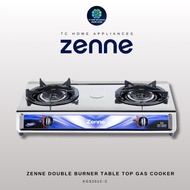 ZENNE DOUBLE STOVE GAS COOKER (KGS201C)