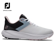 FootJoy FJ Flex Women's Spikeless Golf Shoes (White/Black/Pink) รองเท้ากอล์ฟไร้ปุ่ม สำหรับผู้หญิง