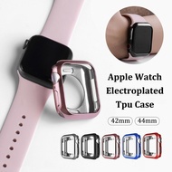 strap and cover For Apple Watch case 44mm 40mm iWatch 42mm 38mm bumper cover for apple watch series 6 5 for T500 X