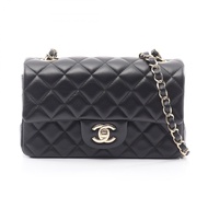 【二手】香奈兒 (Chanel) CHANEL 迷你絎縫 20 A69900 黑色羊皮（綿羊皮）單肩背包，女款，二手 A