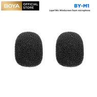 BOYA Microphone Accessories Lapel Mic Windscreen foam microphone covers for BY-M1 (2 pack)