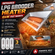 LPG Infrared Brooder Heater Automatic Temperature Control for Chicks Chicken Coop Farm