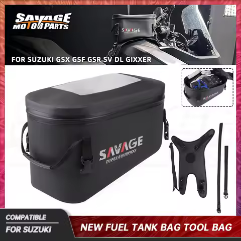 Tank Bag Tanklock For Suzuki DL 250 800 V-Strom Gixxer 150 155 250 GSX 8R 8S 650F 1300R Motorcycle T