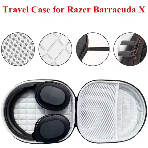 Newest Hard EVA Travel Case for Razer Barracuda X Wireless Gaming Headphones Box Carrying Case Box P