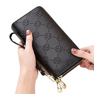 Dompet Berzip Dua Untuk Wanita / Dompet Wanita Premium / Dompet Panjang Untuk Wanita / Dompet Wanita