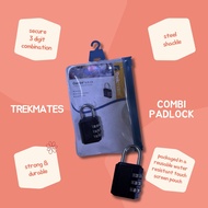 Trekmates Combi Padlock | Combination Lock | 3 Digit Combination