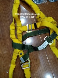 GIẢM GIÁ- Dây đai an toàn toàn thân 2 móc sắt loại dây thừng D66 - Hình thật - hàng sẵn