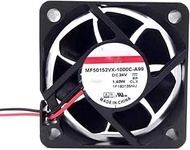 Cooling Fan for SUNON MF50152VX-1000C-A99 DC24V 1.4W 5CM 2Lines New