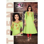 Fancy Embroidered Long Anarkali Kurtis For Women