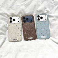 手机保护配件 (Phone Cases 热卖！ in Stock 好物推荐~满屏波点适用iPhone17promax苹果手机壳16保护15/14防摔13/12软11Luxury Leather Tex