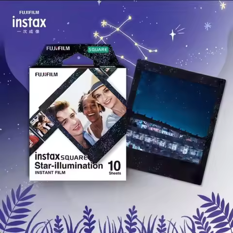 2026 For Fujifilm Instax SQUARE SQ1 SQ10 Hybrid Film Camera 10-50 Sheets Fujifilm Instax Square Star