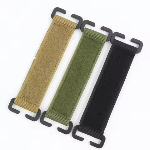 1PC Hook Loop Panel Patches Board Hunting Vest Backpack Convenient ID Patch Badge Pad Converter Stri