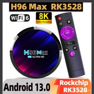 H96 MAX RK3528 Smart TV Box Android 13 Rockchip 3528 Quad Core Support 8K Video Decoding Wifi6 BT5.0 Media Player Set To