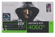 VGA (การ์ดแสดงผล) GALAX GEFORCE RTX 4060 TI 8GB EX WHITE 1-CLICK OC - 8GB GDDR6