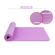 [READY STOCK]Yoga Mat Anti-skid Sports Fitness Mat 6MM Thick EVA Comfort Foam yoga matt for Beginner