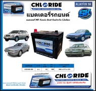 แบตเตอรี่รถยนต์ MF ขนาด 65D26R-BH ยี่ห้อ Chloride สินค้ารับประกัน12เดือน ไม่ต้องดูแลน้ำกลั่นตลอดอายุ