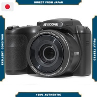 【Excellent】 KODAK PIXPRO AZ255-BK 16MP Digital Camera 25X Optical Zoom 24mm Wide Angle Lens Optical 