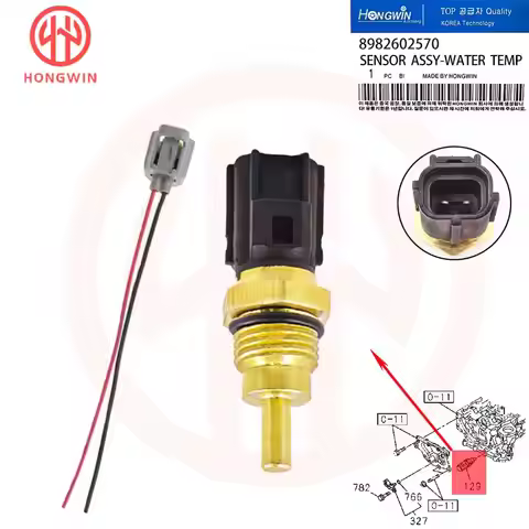 Coolant Water Temperature Sensor 8982602570 For ISUZU 700P 4HK1 CHEVROLET FVZ7.8 D-MAX RT503.0 8-982