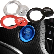 Alloy Car Start Engine Stop Button Ring Cover Trim Stickers For Cadillac CT4 CT5 CT6 XT4 XT5 XT6 XTS