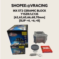 IKK Ceramic Racing Block With Forged Piston Y15ZR/LC135 63MM,65MM,66MM,68MM