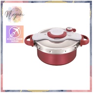 【Direct from JAPAN】T-fal Pressure Cooker 5.2L for 3-5 People, IH and Gas Compatible, Easy Opening an