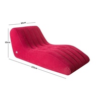 Portable Foldable Sexy Airbed Inflatable Mattress Single Sofa Bed Outdoor Floatation Bed Thick Lazy Mattress