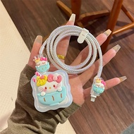Cute Animal Charger Protector Cable Protector Compatible for iPhone 40w