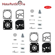 Kit Pembaikan Karburetor dengan Gasket Diafragma untuk Zama RB-40 C1Q-S36 C1Q-S34 Stihl FS350 FS450 