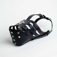 Genuine Leather Working Dog Muzzle Antem Leather Brangus Dog Herder Rotweiler Doberman K9