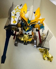 Bandai SD mobile suit 二手已砌英雄激突編機動戰士鋼彈高達SD 三國傳猛虎裝孫權陸彩透版 clear version 天玉鎧弩虎合整MA形型GP03 BB戰士Gundam 模型素組