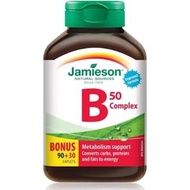 Jamieson 維他命B雜丸 B50 維他命 120粒 全新 港行 25年6月到期