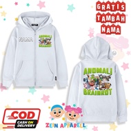 Anomali Brainrot Children's Zipper Jacket - Anomali Brainrot Children's Jacket - Anomali Brainrot Ch