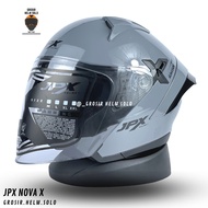 Half FACE Helmet JPX NOVA-X Double VISOR SOLID Color DOT SNI