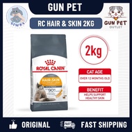 [FULLFILL BY SHOPEE] Royal Canin Hair & Skin Care Adult 2kg Dry Cat Food Makanan Kucing - Feline Car